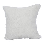 Blazing Needles Square Faux Fur Throw Pillow, 17", Grattan Rice