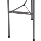 Flash Furniture Kathryn 4-Foot Granite White Plastic Folding Table
