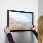 8X9 Frame Black Picture Frame - Complete Modern Photo Frame Includes Uv Acrylic Shatter Guard Front, Acid Free Foam Backing Boar