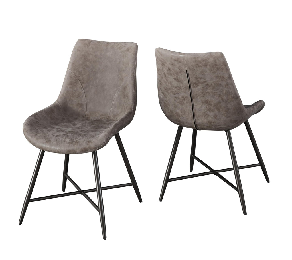 Steve Silver Ramona Brown PU Side Chair
