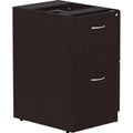 Lorell, LLR18221, Essentials Espresso Laminate Pedestal, 1 Each