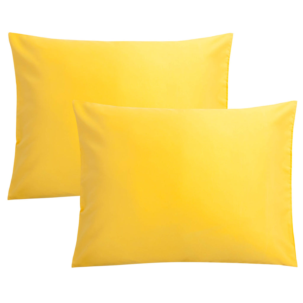 Flxxie Microfiber Pillow Cases Standard Size, Soft Pillowcases With Envelope Closure, Wrinkle, Stain Resistant Pillow Covers, 20