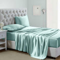 Lanest Housing Silk Satin Sheets, Queen Size Satin Bed Sheet Set With Deep Pockets, Cooling Soft And Hypoallergenic Sheets Queen