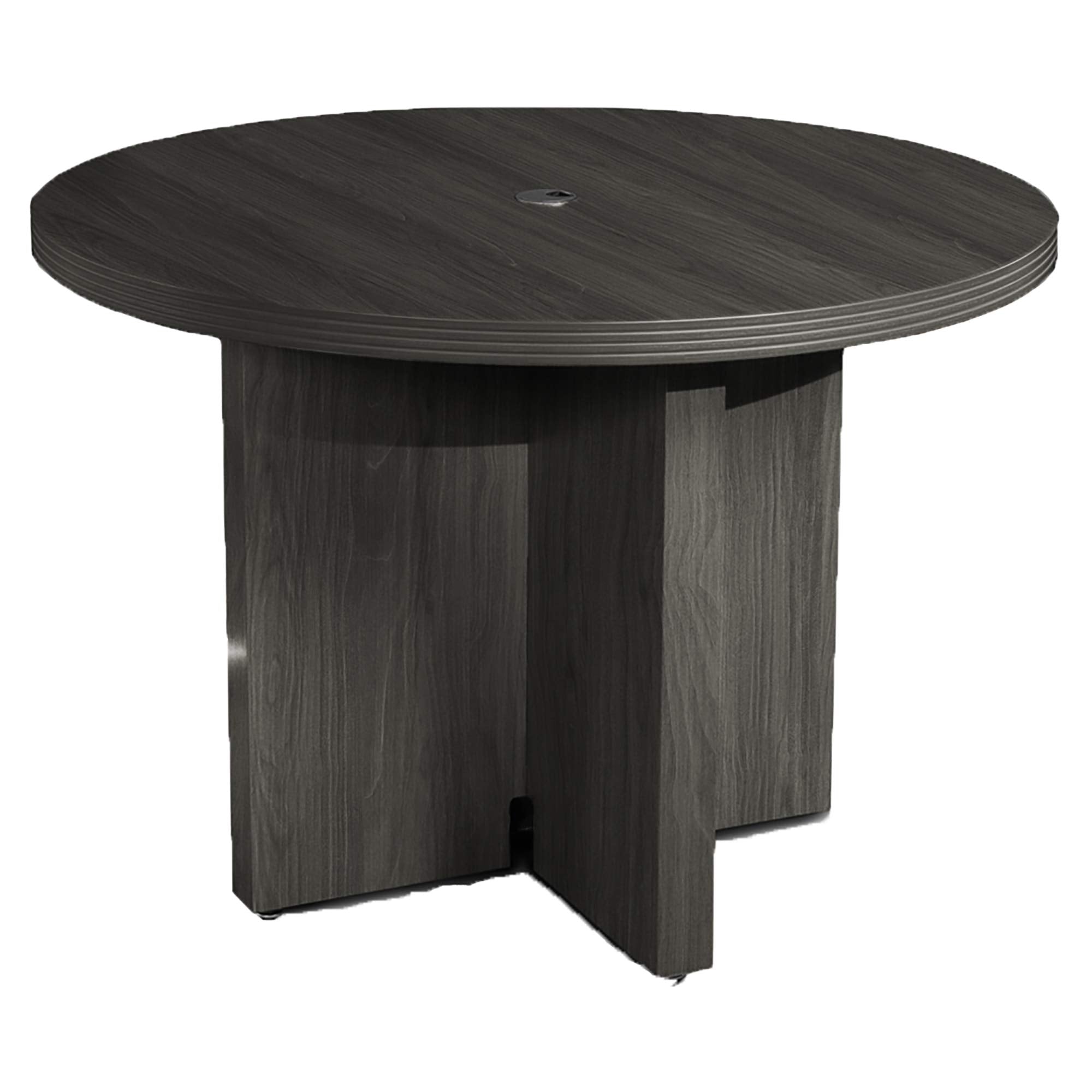 Safco Products ACTR42LGS Mayline Aberdeen Conference Table, 42", Gray Steel Laminate