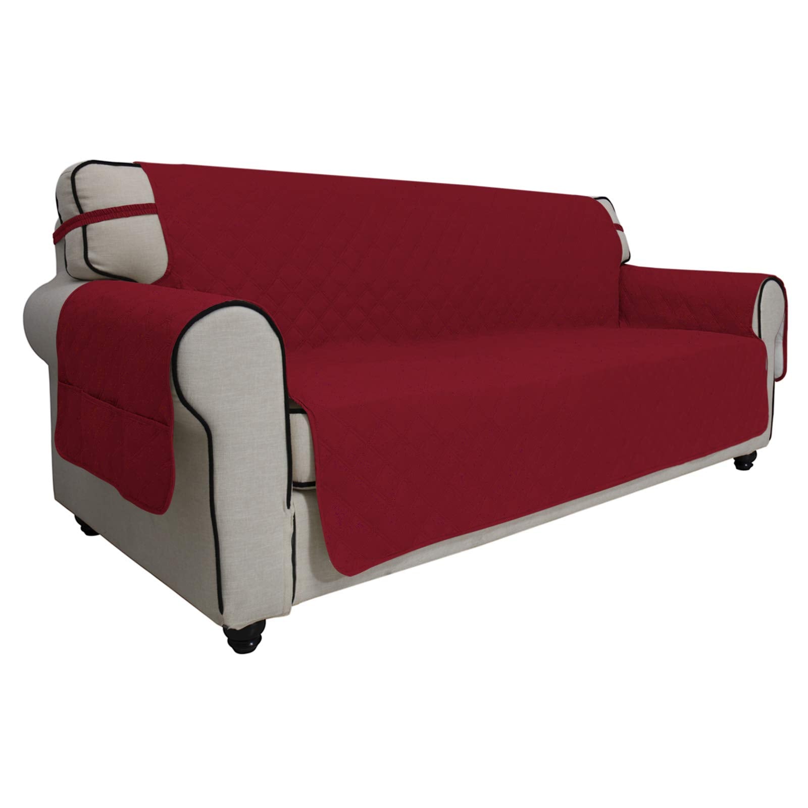 Easy-Going Sofa Slipcover Waterproof Couch Cover For 3 Cushion Couch Sofa Cover Furniture Protector Cover Pets Covers Washable N