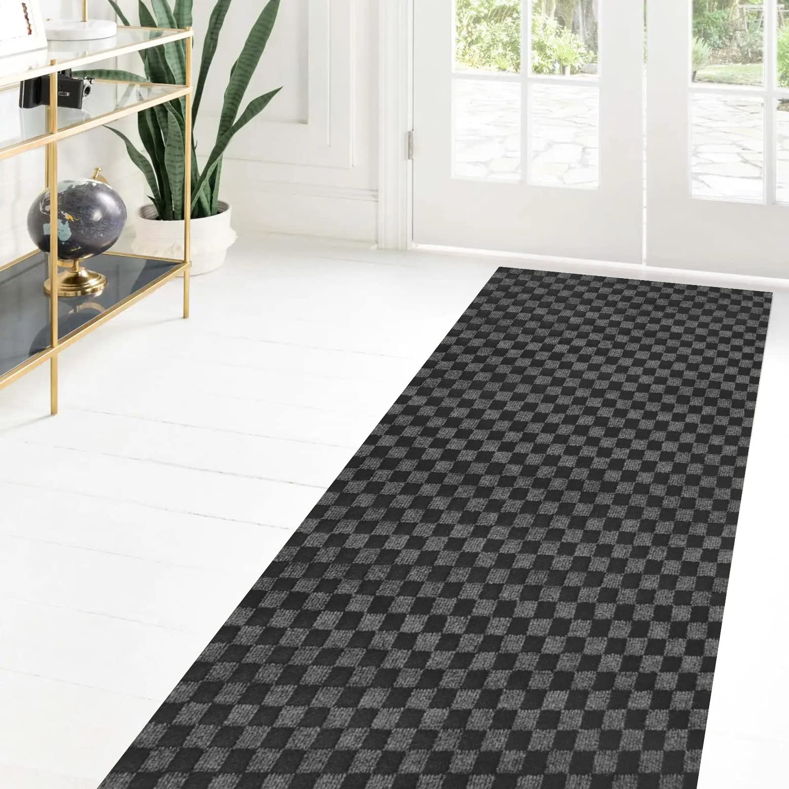 Custom Size Runner Rug 3 ft x 70 ft, ZGR 2-82ft Carpet Runners Hallway Entryway Kitchen Garage Laundry Room Area Rugs with Non-S