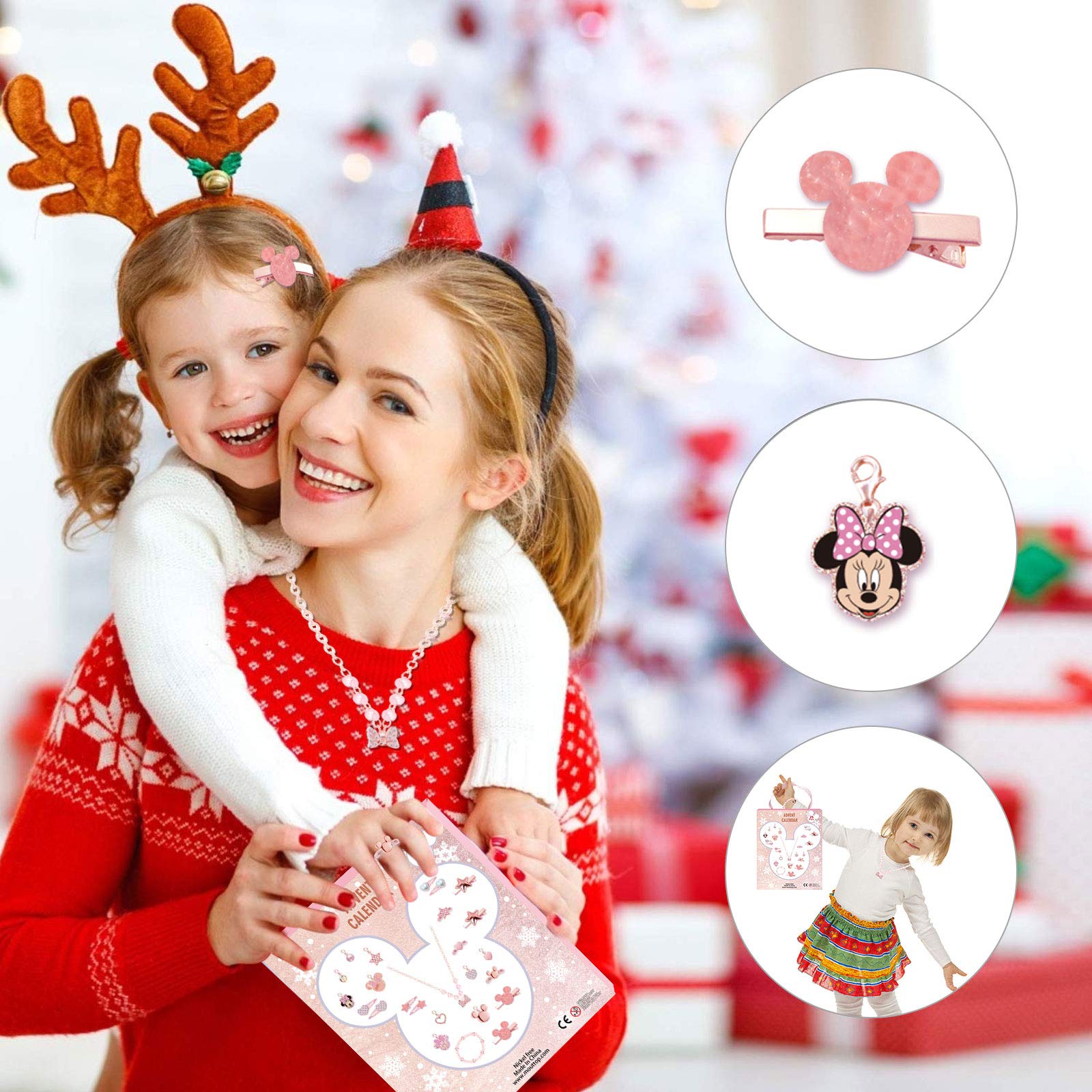 Advent Calendar 2024 For Girls Christmas 24 Days Countdown Calendar With Diy Charm Bracelet&Necklace, Rings Xmas Holiday Gift Fo