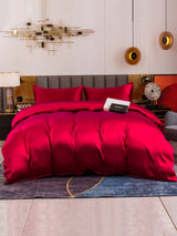 [Wine] SilkSilky  19Momme Bedding Set 002