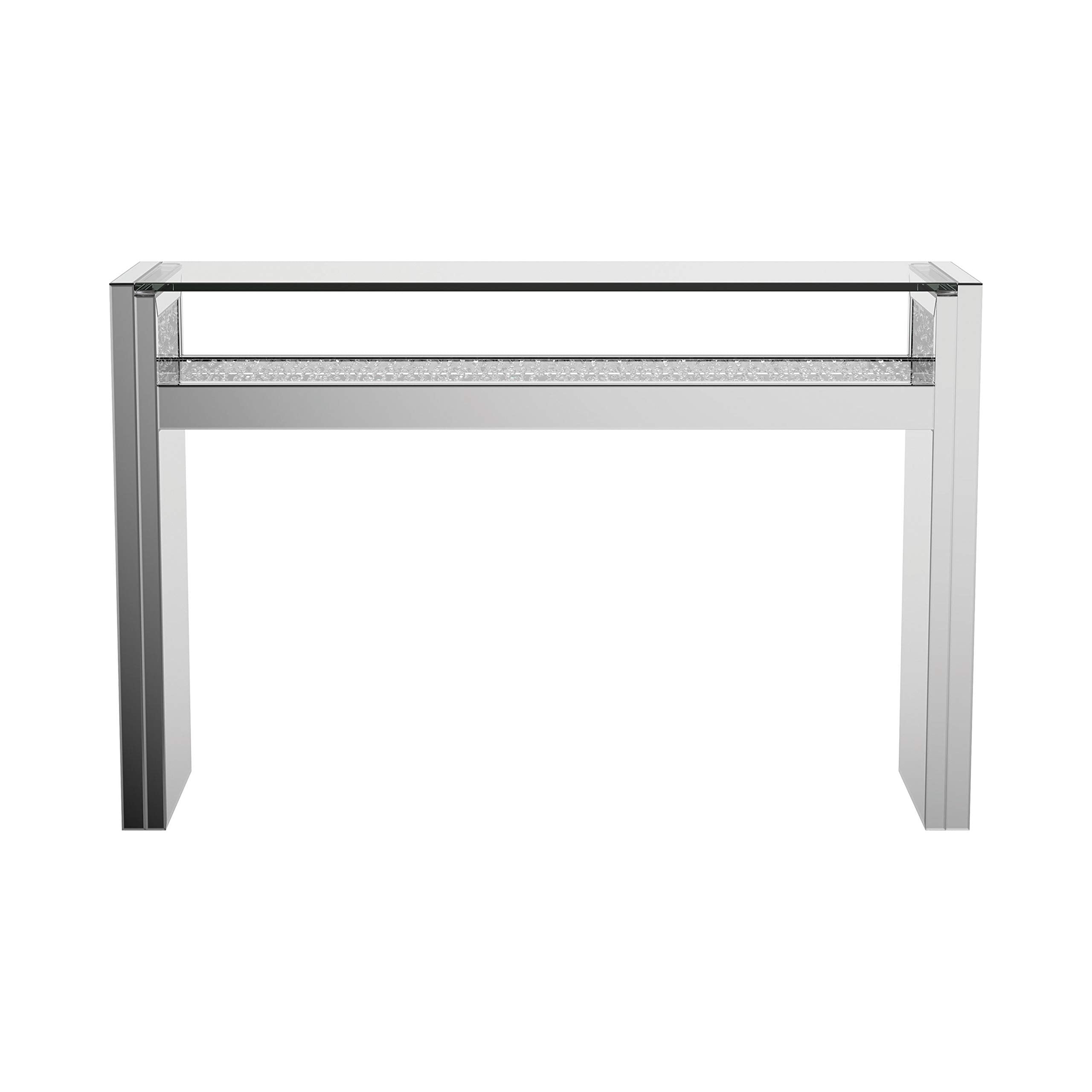 Coaster Home Furnishings 1-Shelf Silver Console Table (951766)