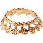 Bard's Gold-toned Egg Stand/Holder -Leaf Motif, 1.125'' diameter