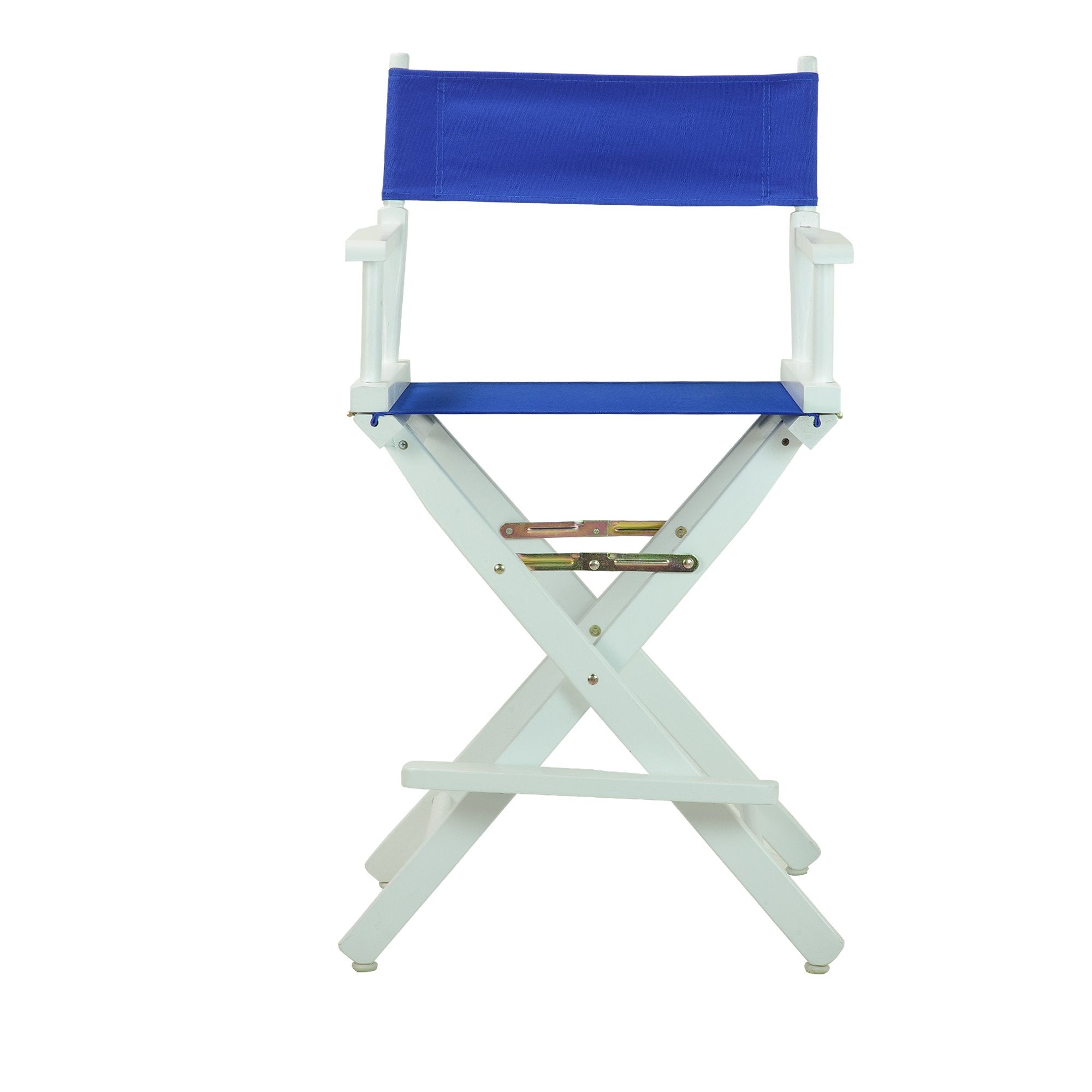 Yushan White Frame 24-Inch Director'S Chair Royal Blue