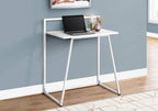 Monarch Specialties Laptop Study Table-Contemporary Style Computer Desk-Simple, 30' L, White