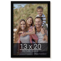 wallsthatspeak 13x20 Black Picture Frame for Puzzles Posters Photos or Artwork