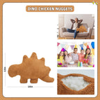 Tvvpgg Dino Nugget Plush,18 In Dino Nugget Pillow Stuffed Toy, Funny Dino Chicken Nuggets Pillow Gifts For Kids Adults Girlfrien