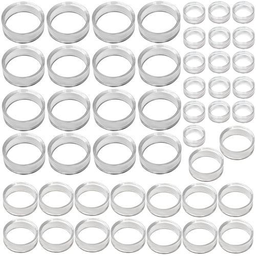 (48 Pack) Baseball Display Stand,Spheres Holder, Clear Baseball Ring, Sphere Stand,Round Display Stand for Golf Ball, Baseball, 