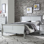 Acme Louis Philippe Queen Bed in Platinum