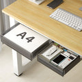 Svnnelp Under Desk Table Drawer Storage Organizer,2 Pack Large & Medium Slide Out Desk Drawers - Hidden Desktop Organizer,Attach