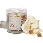 Signature Soy Cozy Nights Scented Candle Large Jar Plant-Based Soy Blend 4" L x 4" W