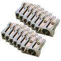 Charles Leonard CHL77755-12 Metal 2-Hole Pencil Sharpener - 12 Each