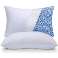 Osbed Shredded Memory Foam Pillows Queen Size Set Of 2, Cooling Pillows For Sleeping 2 Pack, Adjustable Loft Bed Firm Or Soft Pi