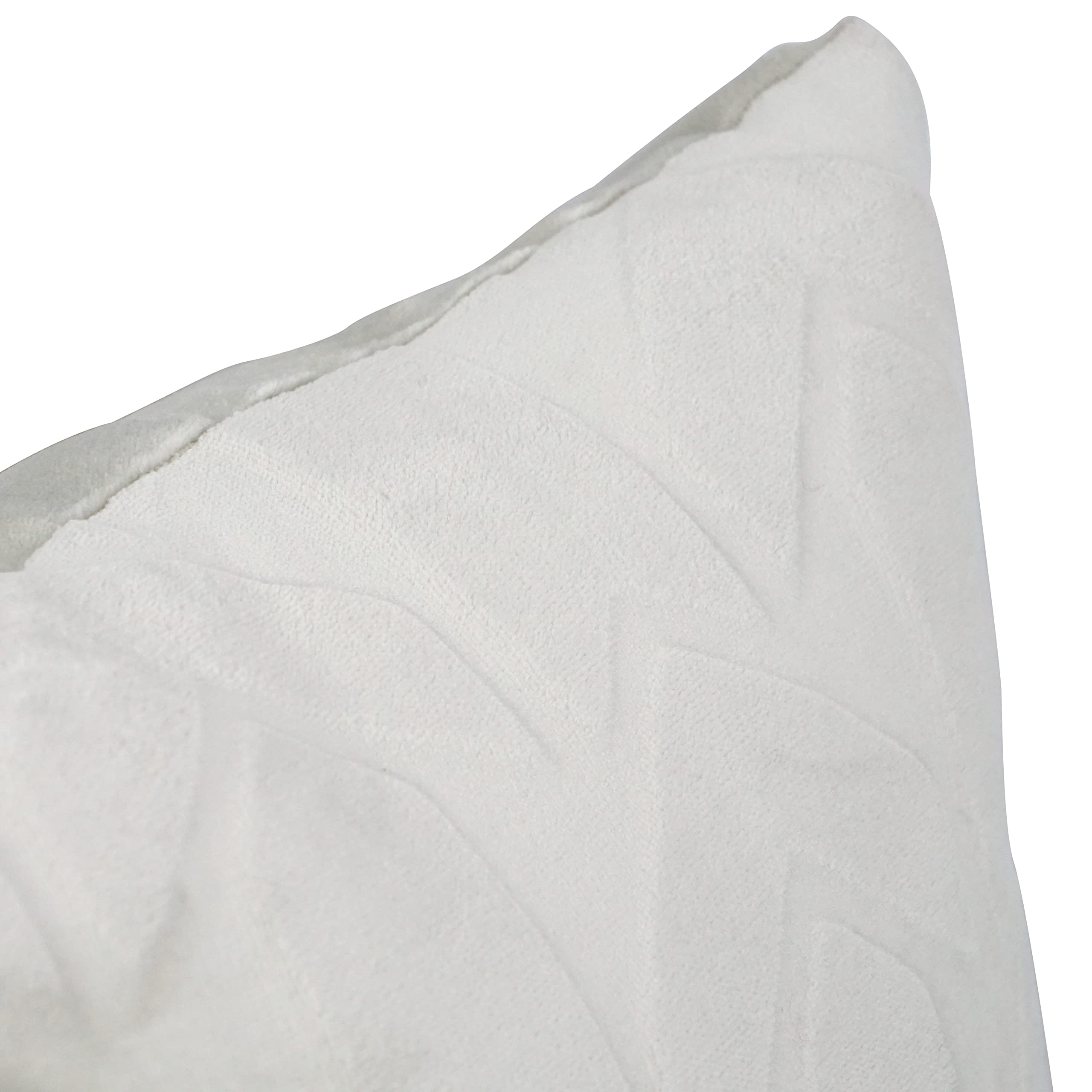 Blazing Needles Square Faux Fur Throw Pillow, 17", Agora Soap