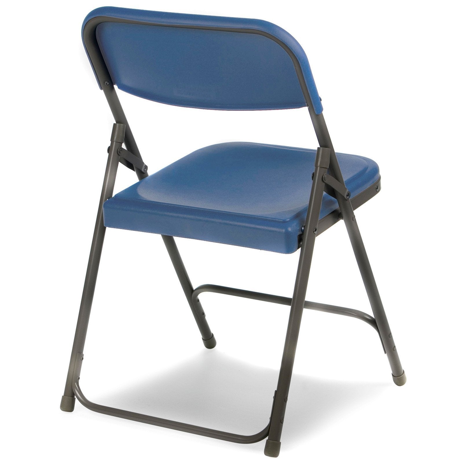 National Public Seat Home Office Decorative Premium Lightweight Plastic Folding Chair Blue - 4 Pack