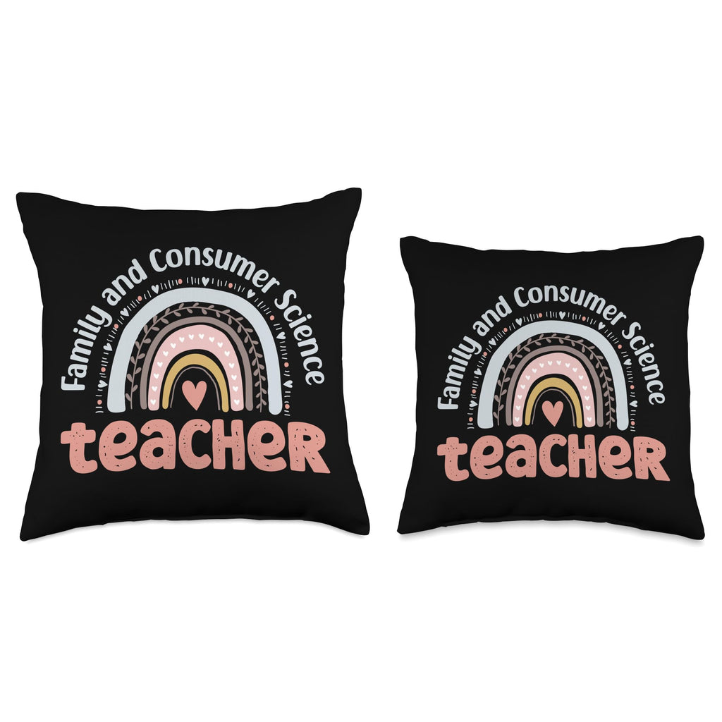 Family And Consumer Science Teacher Back To School Teach Throw Pillow