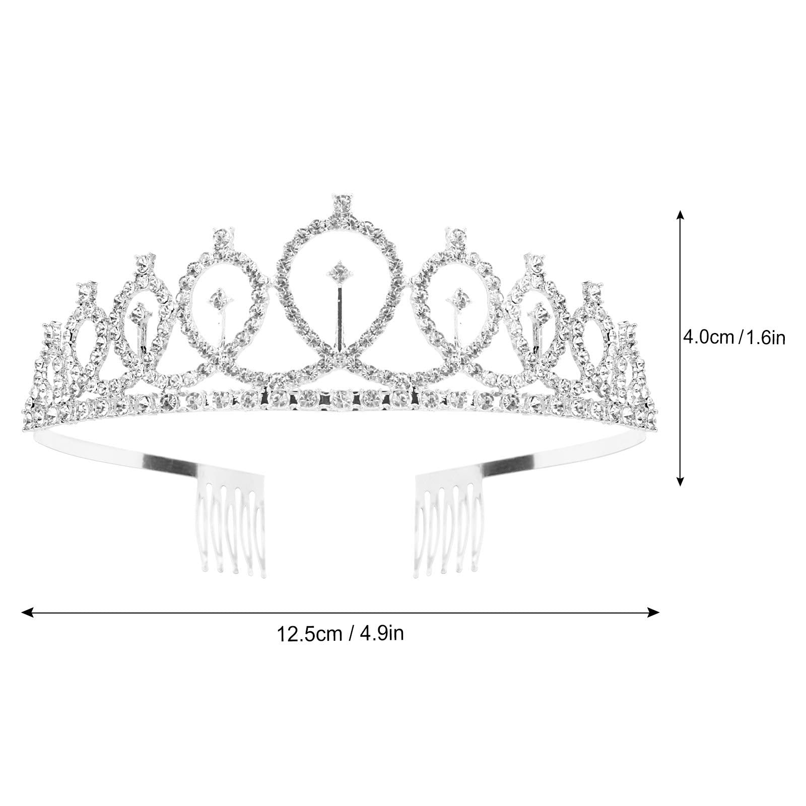 Cavetee 'Birthday Queen' Sash & Rhinestone Tiara Set - Birthday Tiaras And Sash Birthday Party Favors Glitter Birthday Decorat