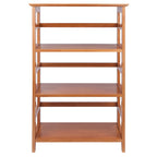 Winsome Studio 3-Tier Bookshelf 42" Honey Pine Classic Display Bookcase for Home Storage