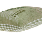 HomeRoots 100% Cotton Parkland Collection Eureka Tropical Green Pillow Cover with Poly Insert