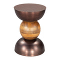 Zuo Tripoli Side Table Bronze