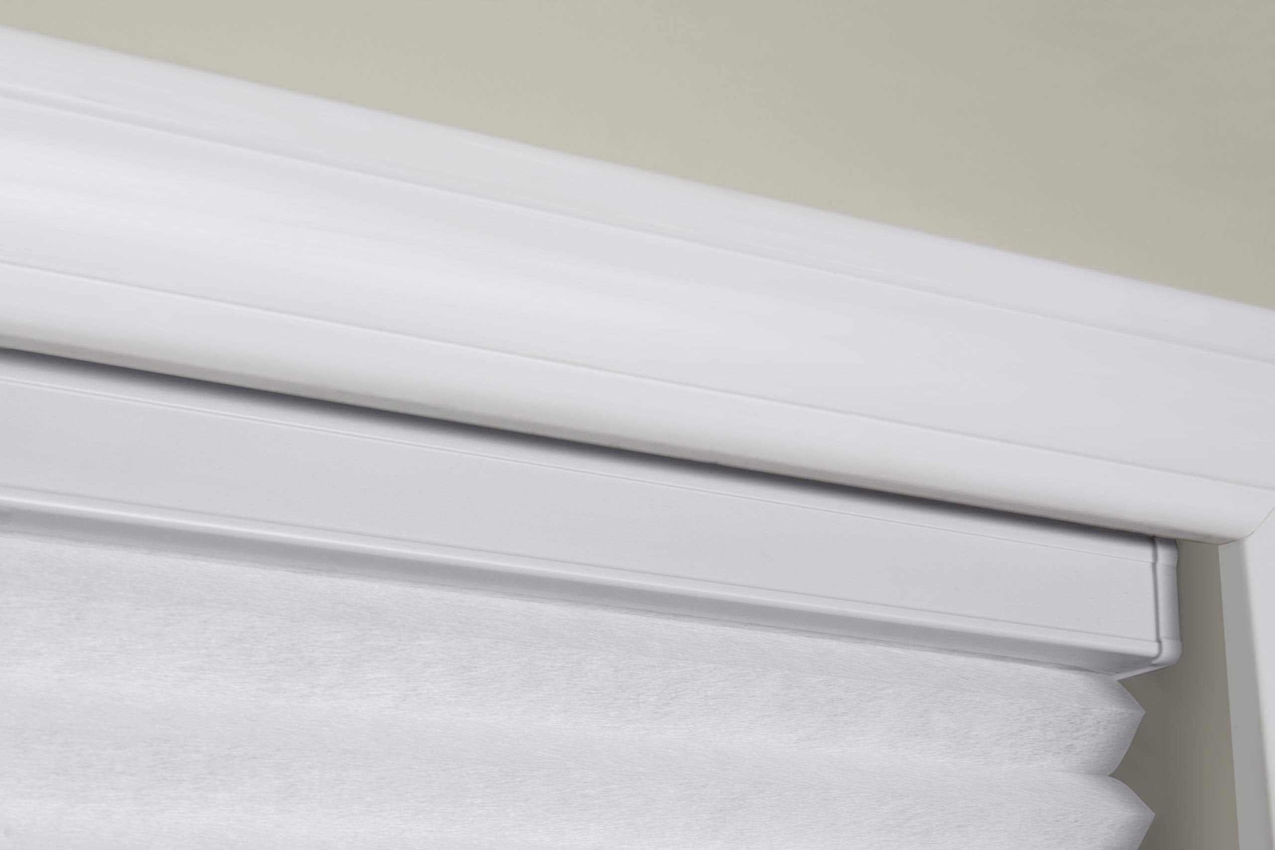 Arlo Blinds Single Cell Light Filtering Cordless Cellular Shades, Color: Pure White, Size: 23.5'' W X 72'' H