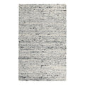 Kosas Home Loomis 60 x 96 Heathered Wool Area Rug in Ivory/Gray