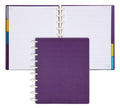 Talia Discbound Notebooks, Planner, Customizable, (Strong Purple, Midsize (7.5In X 9.75In))