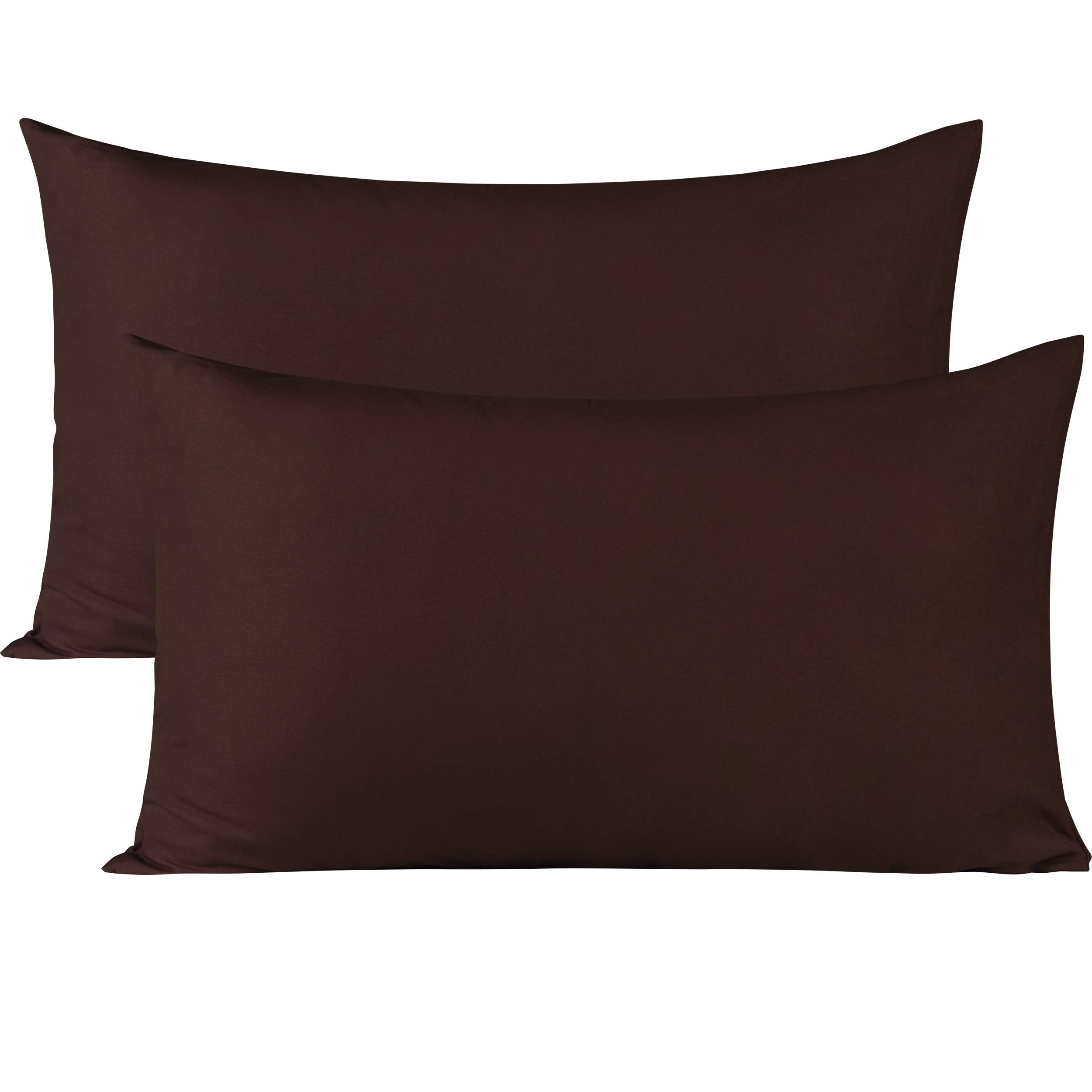 Bedsum Microfiber Queen Pillowcases Set Of 2, Soft Wrinkle Resistant And Easy Care Pillow Cases With Envelope Closure For Kids,