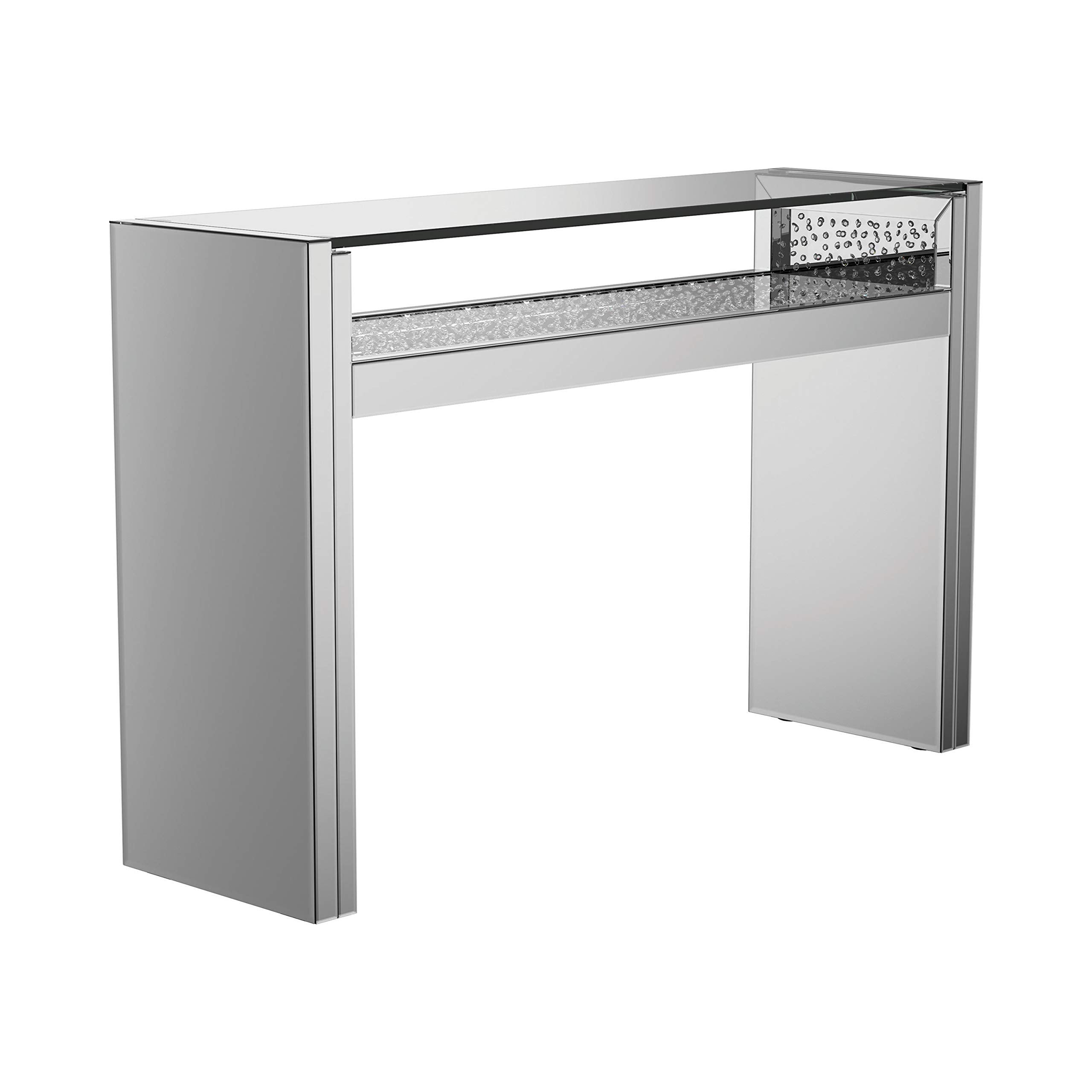 Coaster Home Furnishings 1-Shelf Silver Console Table (951766)
