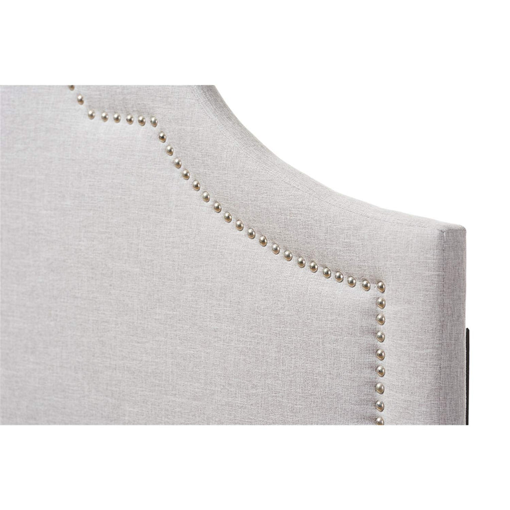 Baxton Studio Ritta Modern and Contemporary Upholstered Headboard Beige/Queen