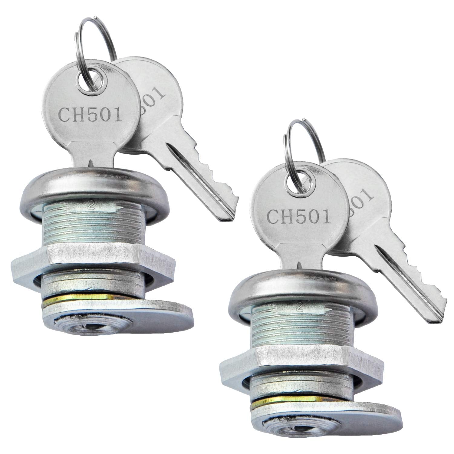 Truck Tool Box Lock Replacement With Keys Pickup Toolbox Latch Cylinder Keyed Alike 2 Pack