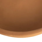 Creative Co-Op Large Terracotta Bowl, 2" - Natural Orange, Model DF0794