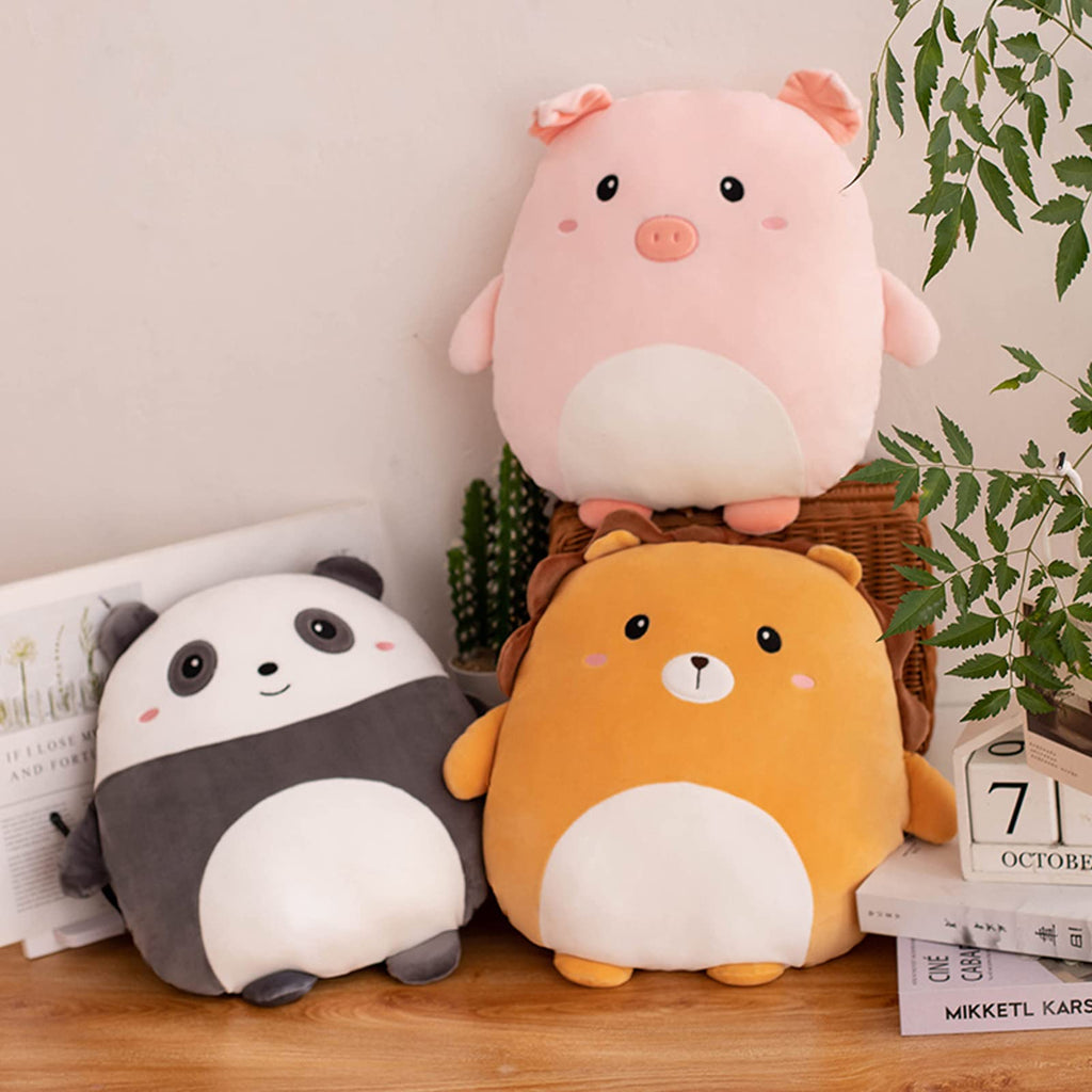 Grafingy Cute Deer Plush Pillow, 16 Inch Deer Stuffed Animal Toy Kawaii Deer Plushies Throw Pillow Toys Gifts For Room Decor Kid