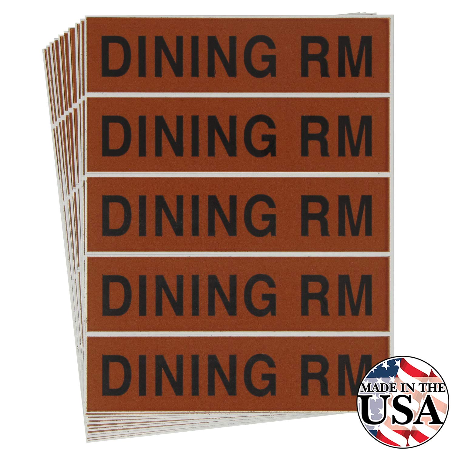Tag-A-Room Color Coded Moving Box Labels (Dinning Room)