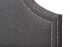 Baxton Studio Avignon Headboard Grey/Queen