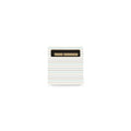 Three By Three Seattle Jotblock Lined Pad Small Black (70012)