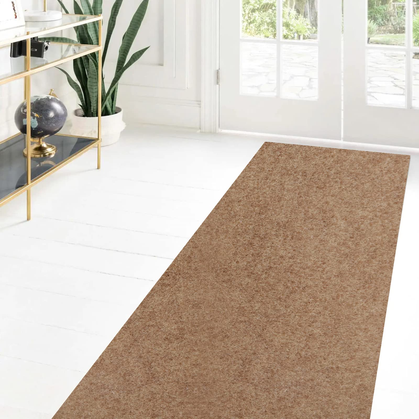 Custom Size Runner Rug 3 ft x 56 ft, ZGR 2-82ft Carpet Runners Hallway Entryway Kitchen Garage Laundry Room Area Rugs with Non-S