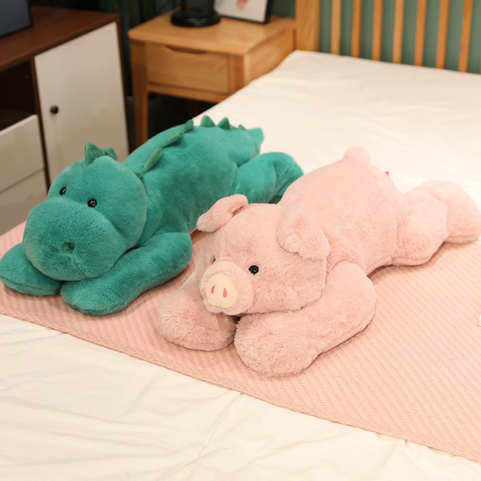ronivia Weighted Pig Stuffed Animal Toy, Cute Pink Plush Pillow, 11.8", Soft Plush Material, Model: ronivia2558