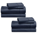 2-Pack Sheets Full Size Bed - 400 Thread Count 100% Cotton Sateen - Extra Soft, Breathable & Cooling Sheets, Wrinkle Resistant,