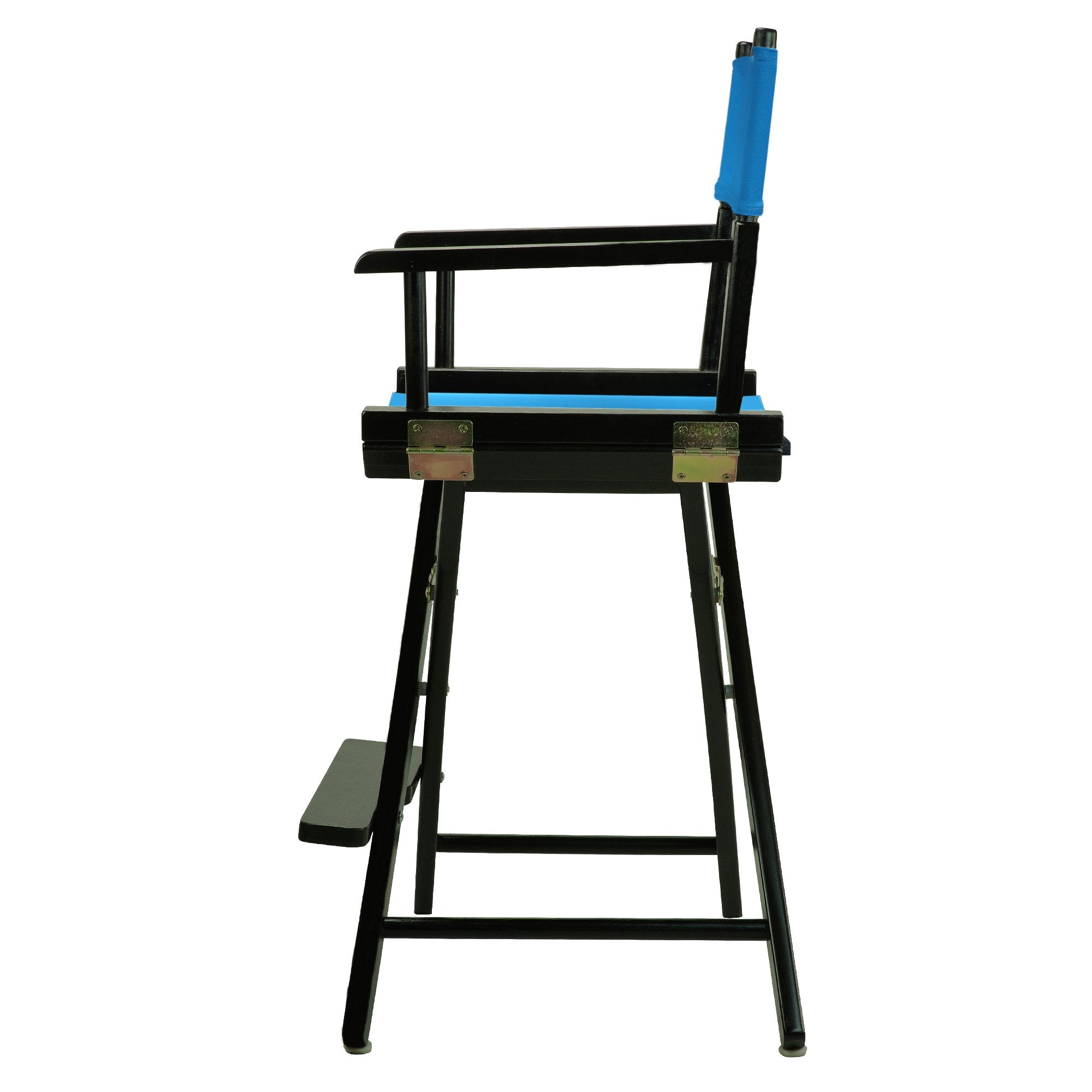 Casual Home 220-02/021-27 Director Chair 24" - Counter Height Blackframe/Turquoise Canvas