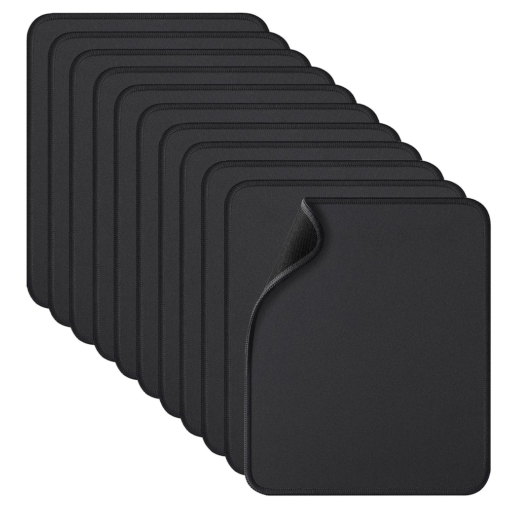 Zhithink 11 Pcs Computer Mouse Pad,Non-Slip Rubber Base And Textured Stitched Edge Mousepads,Mouse Pad Pack For Office And Home,