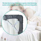Raytour Bed Sheet Holder Straps Sheet Keepers Bedsheet Holders Fasteners 2 Sets