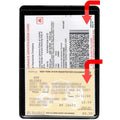Storesmart - Black Back Unisex Plastic Auto Insurance & Id Card Holder - Single Pack - Rfs20-Bl1